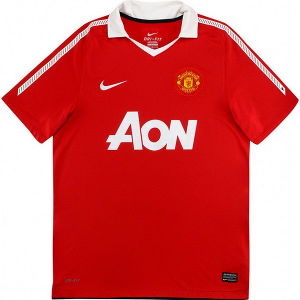 Tailandia Camiseta Manchester United 1ª Retro 2010 2011 Rojo